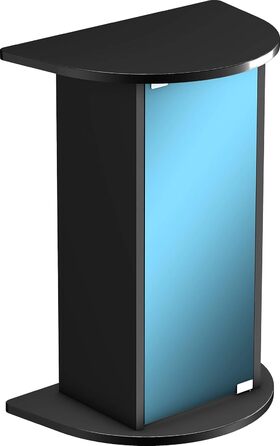 Тумба під акваріум Tetra AquaArt Explorer Line 30/60 л, чорна, зігнута передня стінка