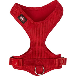 Шлея для собак TRIXIE Comfort Soft XXS–XS, червона, м'яка, регульована, обхват грудей 28–40 см, для маленьких порід