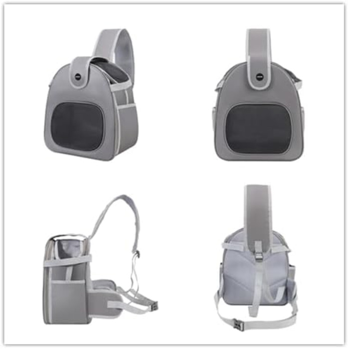 SOLAPOLLO переноска для тварин через плече, сумка-переноска для маленьких тварин до 9 кг, для цуценят, котів, для подорожей, піших прогулянок, кемпінгу (блакитна)