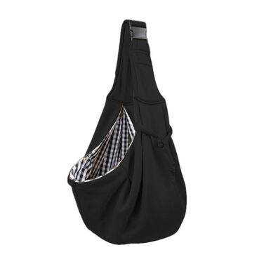 Траплячка для собак маленьких порід Yaztauho | Перекидна сумка-переноска для собак - Перекидна переноска, переноска для собак для подорожей, прогулянок на відкритому повітрі, чорного кольору