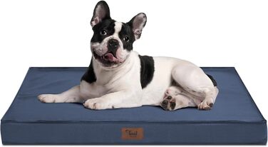 Ортопедичне ліжко для собак середніх порід, водовідштовхувальне, з піною 