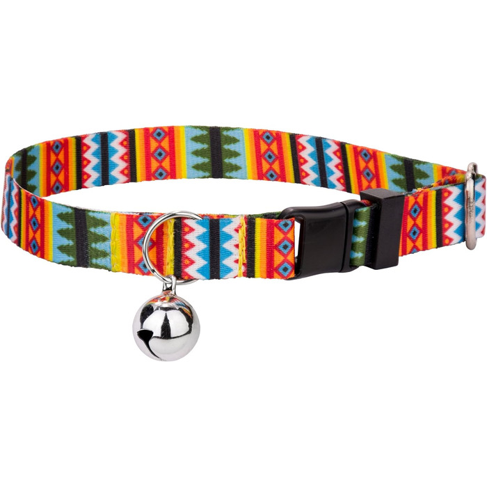 Літній нашийник для котів Country Brook Petz Featherweight з малюнком соснових дерев, легкий, регульований
