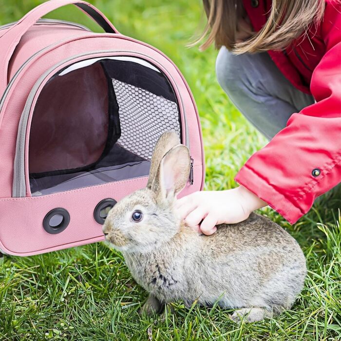 Транспортна переноска для тварин: котів, собак, кроликів, птахів. Складана переноска з плечовим ременем