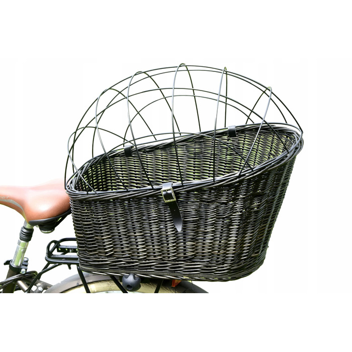Велосипедний кошик Wiklinowe Cuda, чорний, розм. XL
