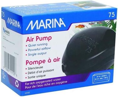 Компресор для акваріума Marina 11118, 300 л/год, до 265 л, чорний