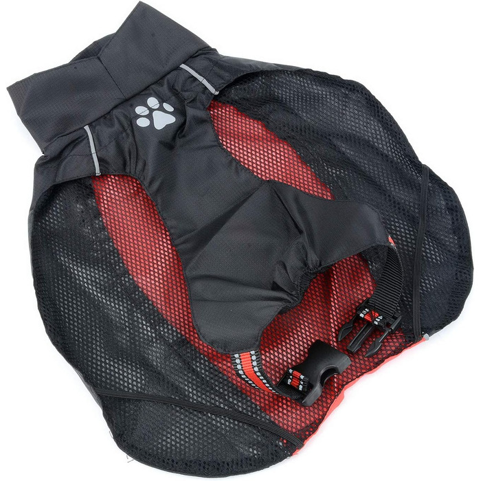 Водонепроникна куртка для собак Selmai, велика, з відбиваючими елементами, вітронепроникна, тепла жилетка для собак, для французького бульдога, для прогулянок, спорту на відкритому повітрі, холодної зими, червона, 9XL