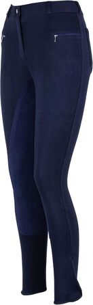 Жіночі бриджі для верхової їзди RL24 BASICLINE з повним сидінням, темно-сині (48)