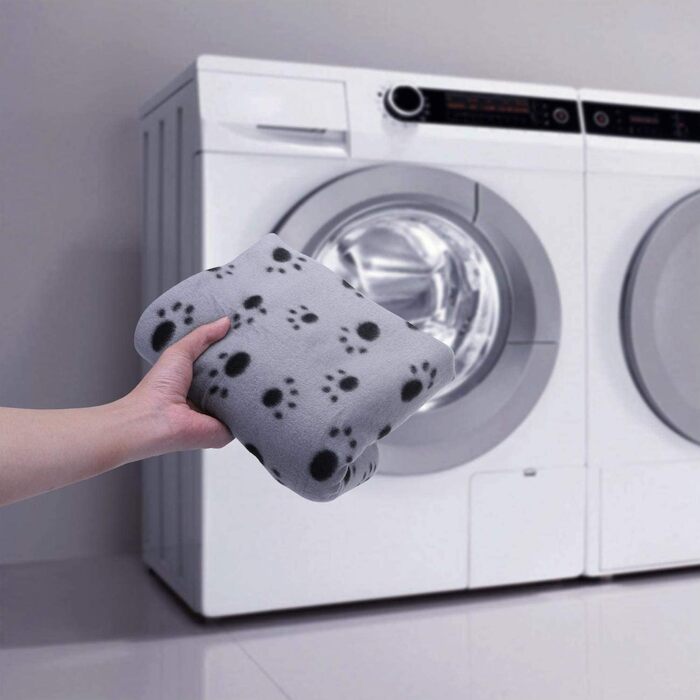 М'яка флісова підстилка для собак і котів Nobleza, 75x75 см, сіра