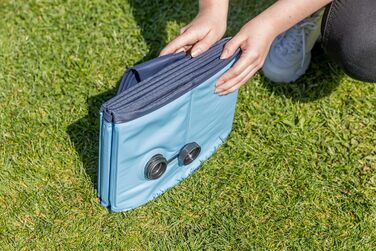 Басейн для собак TRIXIE 70x12 см, блакитно-сірий, з неслизьким дном та міцною конструкцією, без надування