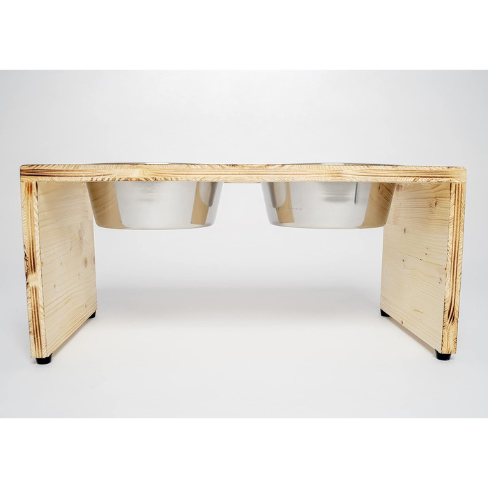 Підвищений годівниця для собак Basic 2x1600 мл, 23 см - для середніх та великих собак