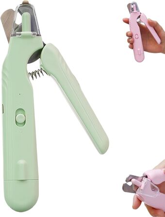 Триммер для нігтів Pupnourish 2-в-1: кусачки та шліфувальник для собак та котів (маленьких та середніх порід)