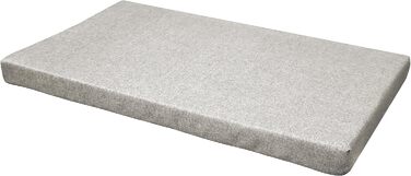 Крісло-лежанка для собак Croci Hydro, сіре, 55 x 90 x 6 см (також доступне 60x100 см), водовідштовхувальне, знімний чохол, легко мити