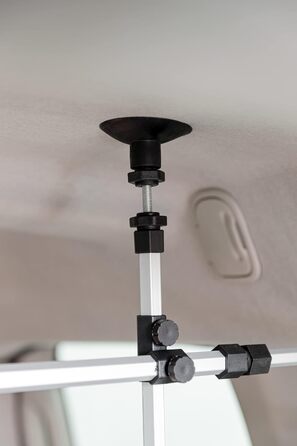 Сітчаста перегородка для собак TRIXIE в багажник автомобіля, регульована, 105–172 см, 46–60 см, срібно-чорна