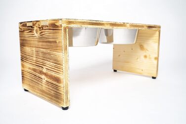 Підвищений годівниця для собак Basic 2x1600 мл, 23 см - для середніх та великих собак