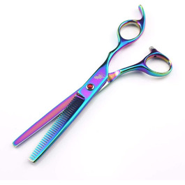 Професійний набір для стрижки собак, 16,5 см, нержавіюча сталь, довговічний. Включає витончувальну ножицю та гребінець для догляду за шерстю. Ідеальний інструмент для грумінгу собак та котів.