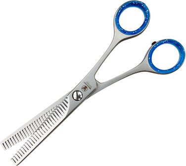 Професійна собача шерсть WELTMEISTER SOLINGEN: витончена ножиці для грумінгу, подвійні ножиці для розрідження, 5,5 дюймів (14 см), 28 зубців, преміум-якість, Made in Germany
