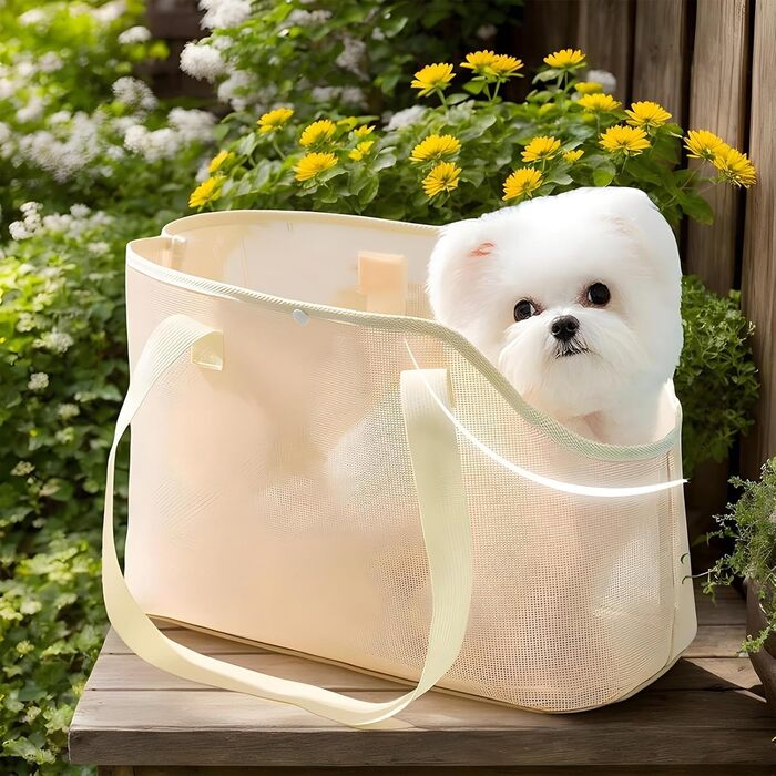 Сумка-переноска для котів та собак, легка, дихаюча, сітка, для маленьких порід