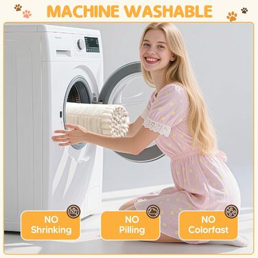 Плед на диван для собак, фланелевий, 70 x 180 см, бежевий. М'який, зручний, антиковзаючий, для захисту дивана від шерсті та бруду. Можна прати в машині.