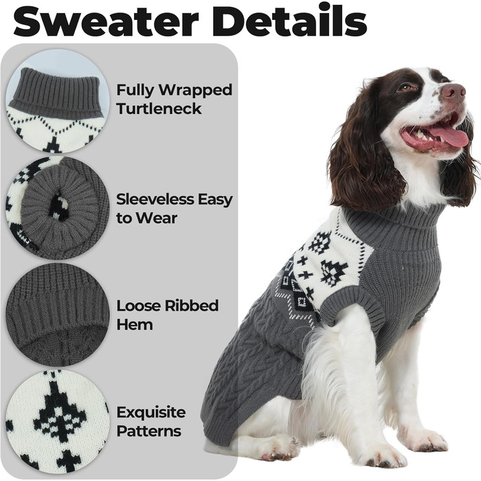 Теплий зимовий пуловер для собак, рожевий, для дрібних порід (Такса, Бостон Тер'єр), розмір 2XL