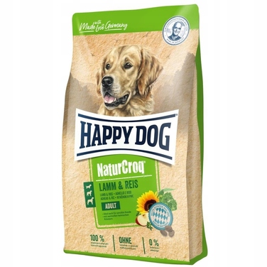 Сухий корм для собак HAPPY DOG NaturCroq Ягня з рисом, 15 кг