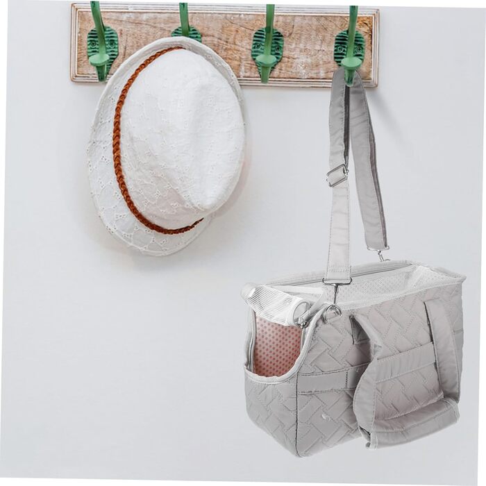 Складана переноска для тварин Levemolo з міцного канвасу з кишенею. Підходить для маленьких собак та котів. Зручна для подорожей та прогулянок на відкритому повітрі.