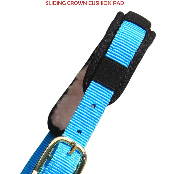 Теке Лонжера з флісовим наповнювачем, повідком та вуздечкою, чорний колір, розмір Cob (M)