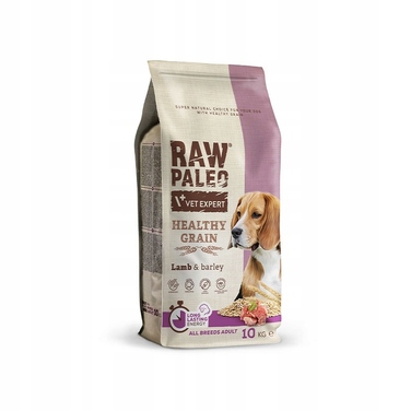 Сухий корм для дорослих собак Raw Paleo Healthy Grain з ягнятиною, 10 кг