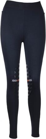 Легінси для верхової їзди Lazura Winter Anita | Силіконовий накладка на колінах | 2 кишені для телефону | Чорні або темно-сині | Розміри 32-46