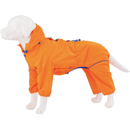 Вітрозахисна куртка для собак Hugo & Hudson, капелюшок, зимовий теплий одяг, помаранчевий, M50