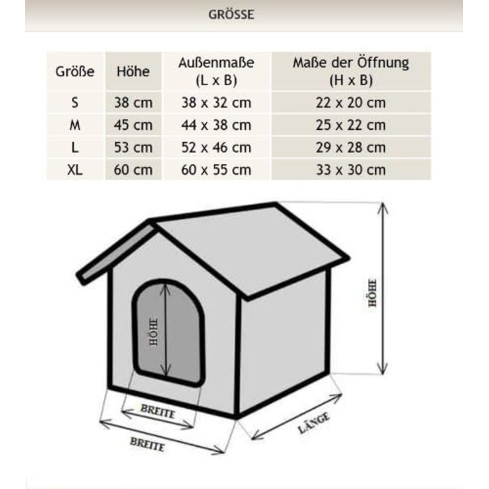 Будка-лежак для собак або котів, розмір S 38x32 см, м'який будиночок для домашніх тварин