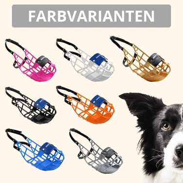 Нашийник-маска для собак AMATHINGS Super Kennel Soft з м'якою накладкою на ніс. Ідеально для вигулу, майданчиків для собак, вольєрів та перегонів (Рожевий)