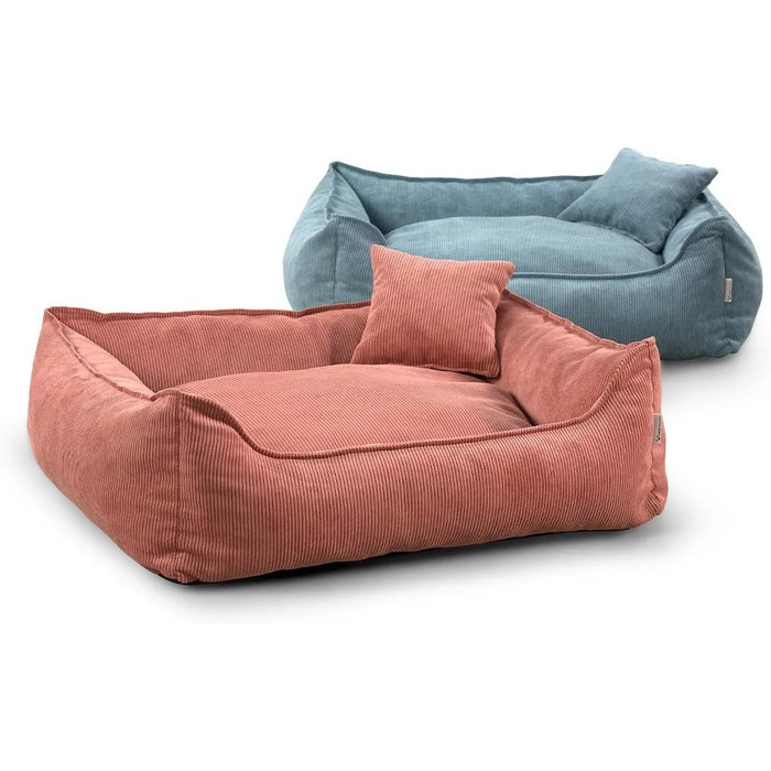 Gutekissen® Lucky: М'яке собаче ліжко - зручне та миється - для собак великих та малих порід (зелене, M - 80x65)