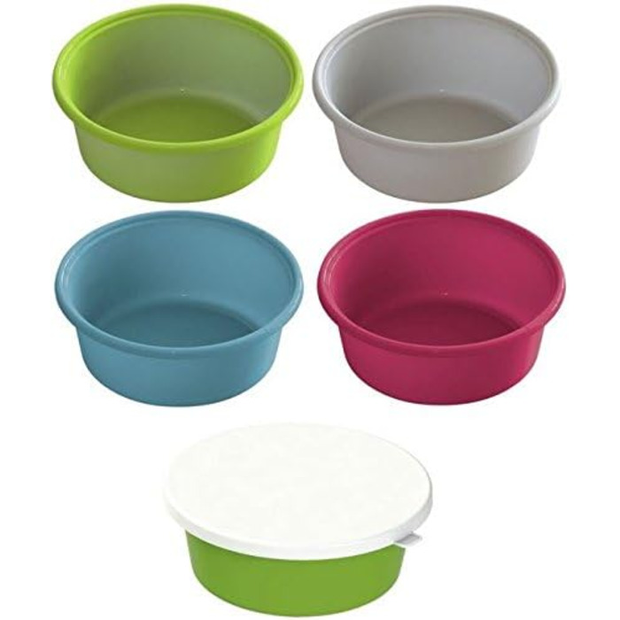 Набір мисок для корму тварин Cajou 3 шт. з кришкою (сірий)