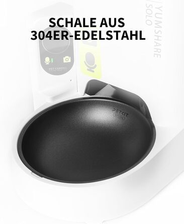 Автоматична годівниця для котів і собак PETKIT з камерою, Wi-Fi, 3 л, керування через додаток, 1-5 годувань