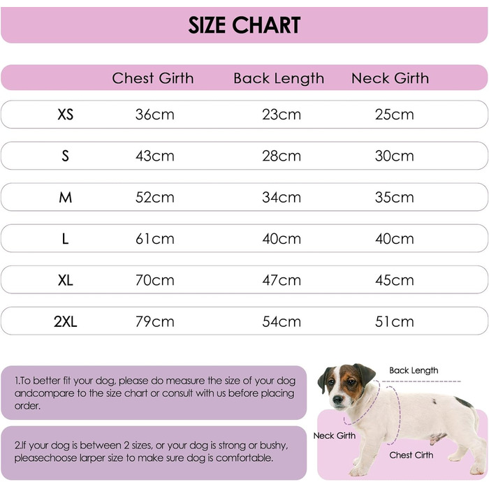 Піжама для собак після операції ASENKU: захист від лизання, альтернатива конусу, рожева, M
