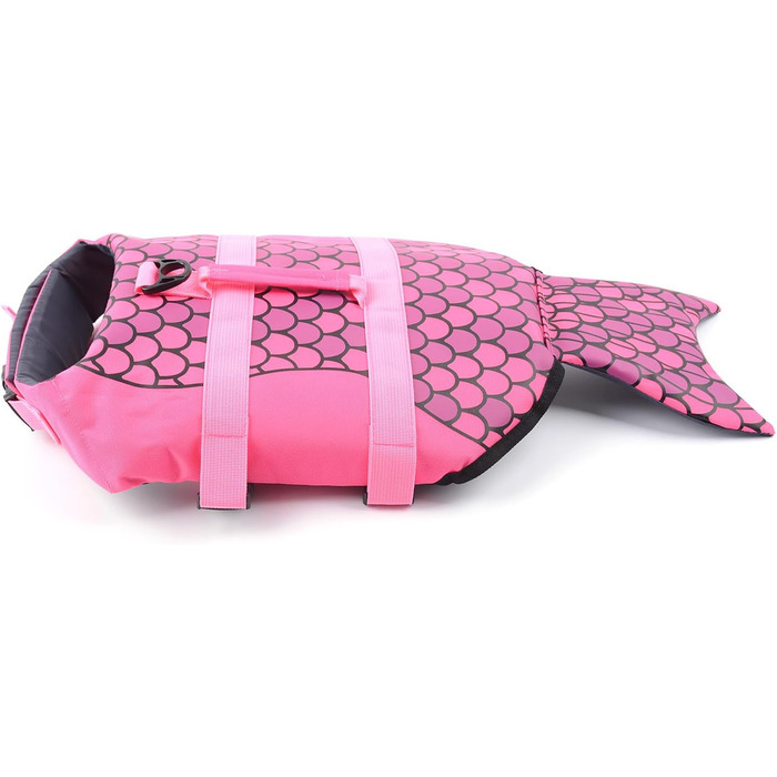Світшот для собак 'Акула' - рятувальний жилет для Французького бульдога (розмір M, русалка)