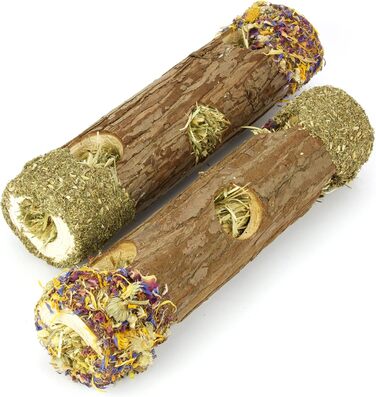 Mr. Crumble Сухий корм для гризунів Тунель-Туннель, 2 шт. Беззерновий тунель з квітами та травами для гризунів