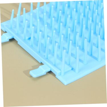 Машина для миття лап домашніх тварин BESPORTBLE з USB-зарядкою, автоматичний силіконовий очищувач для лап собак, ротаційна масажна функція, блакитний та білий, для чистих та здорових лап