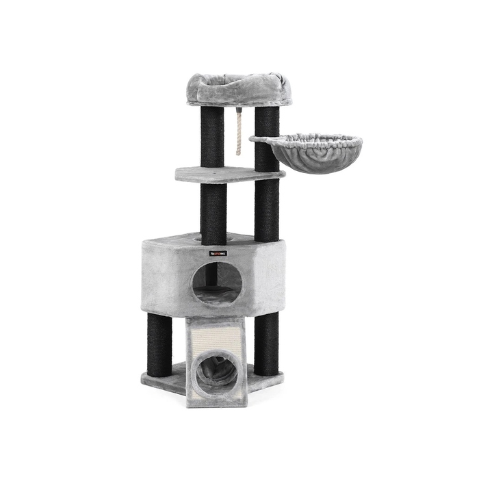 Високий когтеточка-комплекс Feandrea 101: ігровий стовпчик та лежанка для котів, 160 см