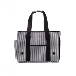 Сумка-переноска для тварин: переноска для собак, сумка для подорожей, через плече, регульована, складна, для маленьких собак, котів, цуценят, сіра, M