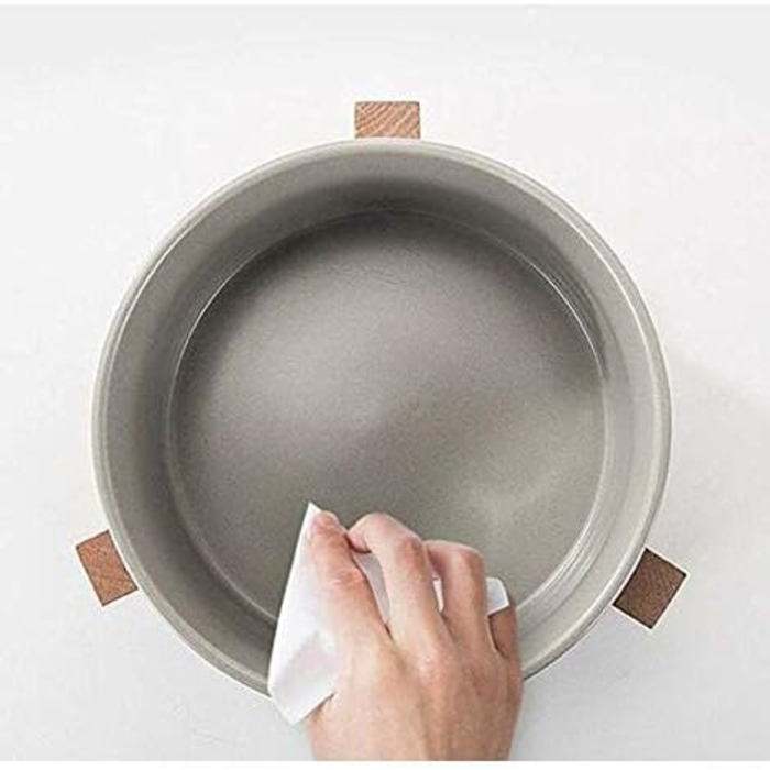 Миска для собак з кераміки з бамбуковим тримачем, сірого кольору, 20,5 см