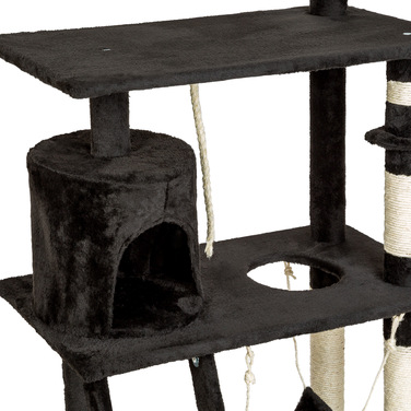 Когтеточка для котів TecTake, багатоколірна, 141 см, 3 рівні