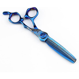 Набір професійних ножиць для грумінгу собак 6 дюймів: прямі та розріджуючі ножиці для догляду за шерстю