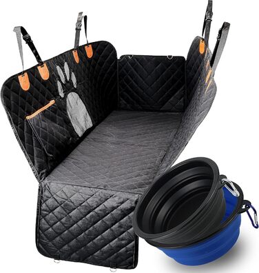 Водонепроникний захист для собак у авто: преміум-декиця для заднього сидіння з вікном та боковим захистом