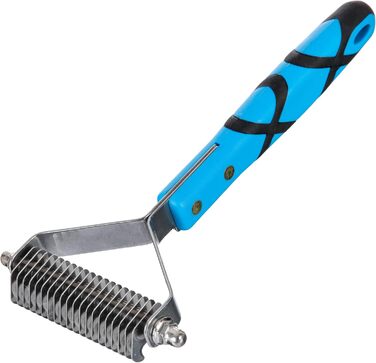 GROOM PROFESSIONAL Щітка для собак - щітка для видалення ковтунів - щітка для видалення підшерстка - видалення шерсті - підходить для різних типів шерсті, X-Fine 20 зубців (широка)