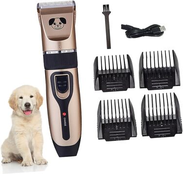 Машинка для стрижки шерсті собак Tierhaarschneidemaschine з керамічним лезом, тиха та потужна, для м'якої стрижки без пошкоджень шкіри