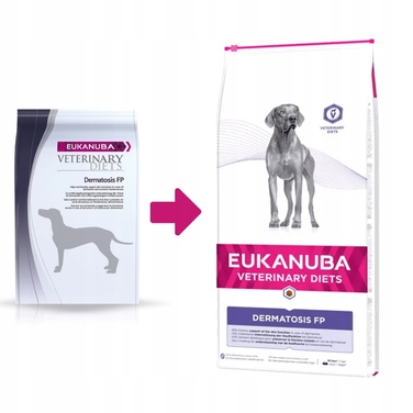 Сухий корм для собак EUKANUBA Dermatosis FP для проблем зі шкірою, Риба, 12 кг
