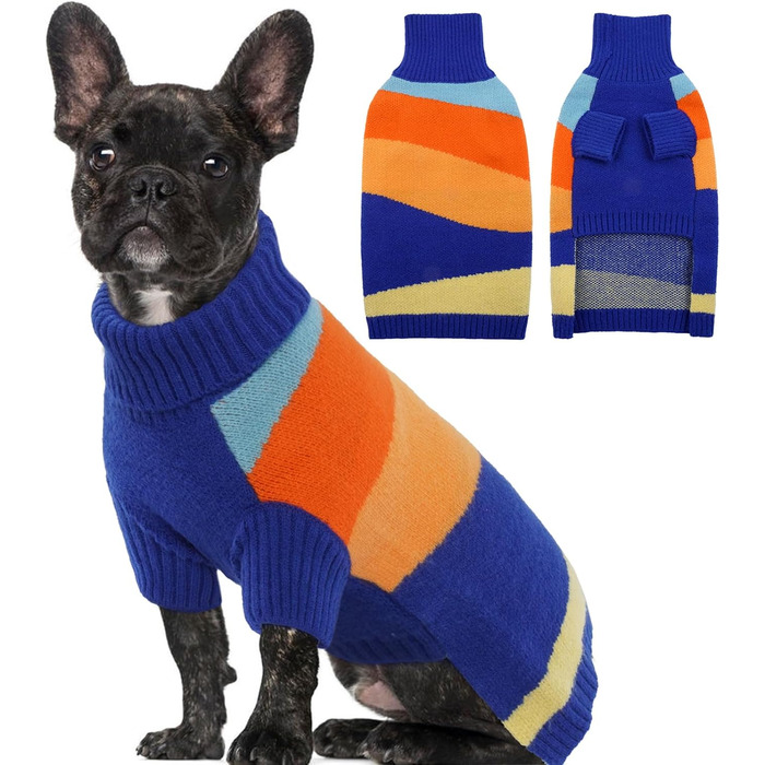 Теплий в'язаний пуловер для собак великих порід, рожевий, розмір XXXXL