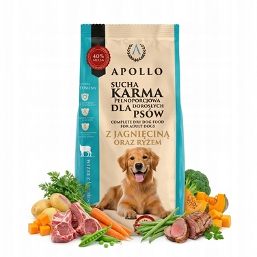 Сухий корм Apollo Karma з ягнятиною, 10 кг