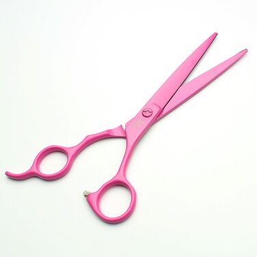 Професійні ножиці для грумінгу собак 7/7.5 дюймів (2 шт.) з розріджувачем, Японія, 440C сталь, рожеві